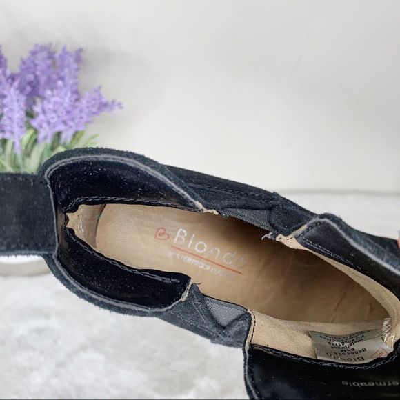 Blondo Booties Women’s 8.5 Irving Black Waterproof Wedge - Picture 8 of 10